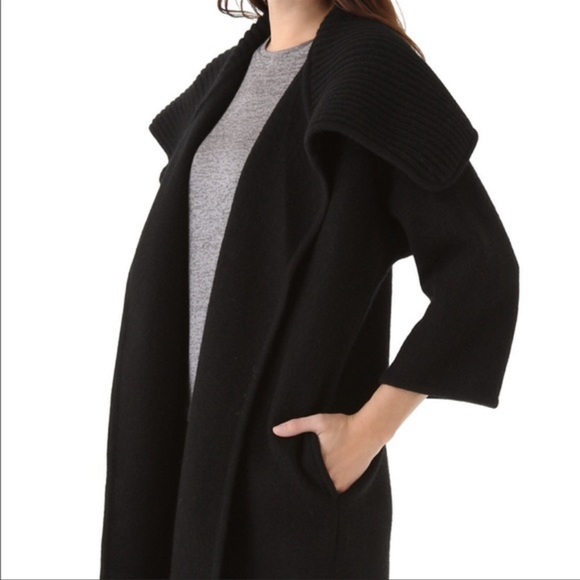 VINCE 100% WOOL COAT CARDIGAN - Picture 2 of 2